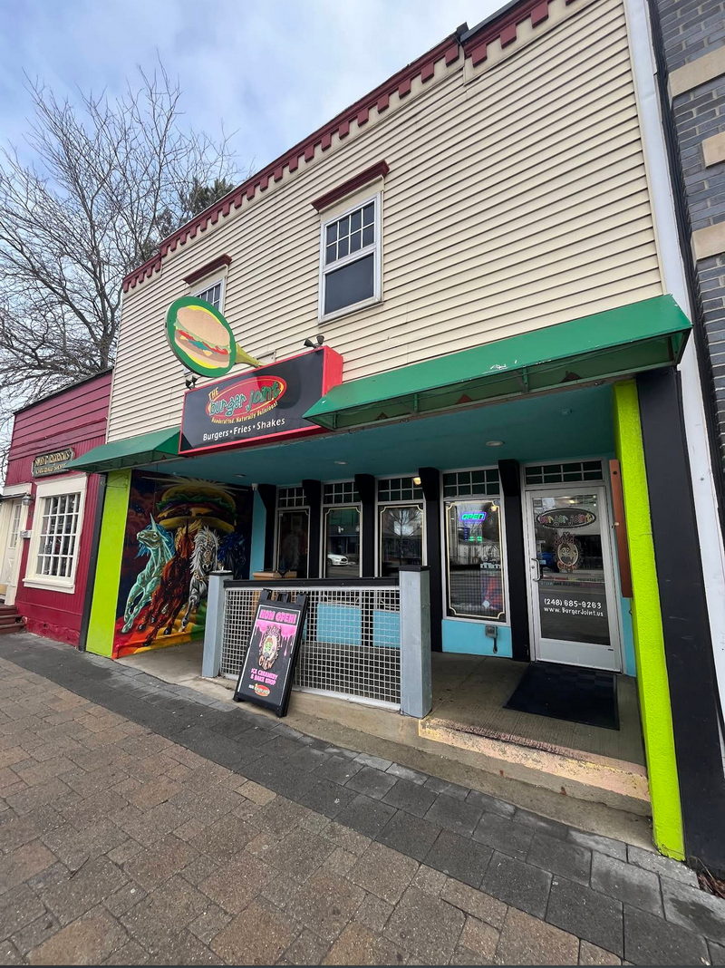 now the burger joint from jim crane Milford Theatre, Milford